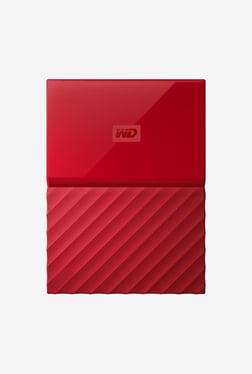 WD My Passport 4 TB Portable Hard Drive (Red)