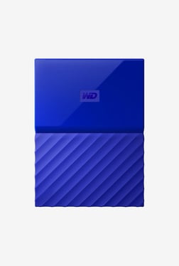 WD My Passport 2 TB Portable Hard Drive (Blue)