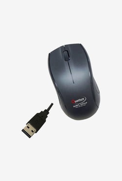Quantum QHM232 Wired USB Optical Mouse (Black)
