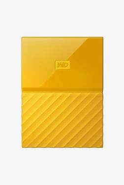 WD My Passport 1 TB Portable Hard Drive (Yellow)