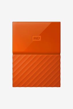 WD My Passport 1 TB Portable Hard Drive (Orange)