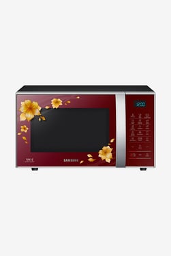 Samsung CE77JD-QD/TL 21 L Convection Microwave (Red)