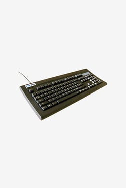TVSE Bharat Gold PS2 Wired Keyboard (Black)