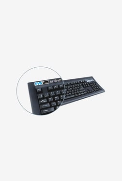 TVSE Gold USB Bharat Keyboard (Black)