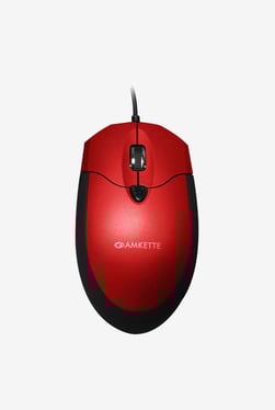 Amkette Weego Pro USB Wired Mouse (Red)