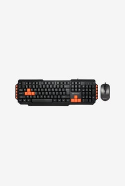 Amkette Xcite Pro USB Keyboard & Mouse Combo (Black)