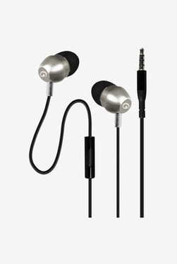 Amkette Trubeats X9 Metal Wired Headset (Sleek Silver)