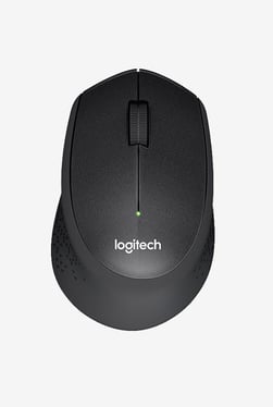 Logitech M330 Silent Plus Wireless Optical Mouse (Black)
