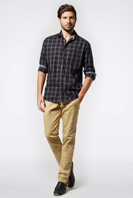 Easies Beige Casual Trousers Easies Beige Casual Trousers
