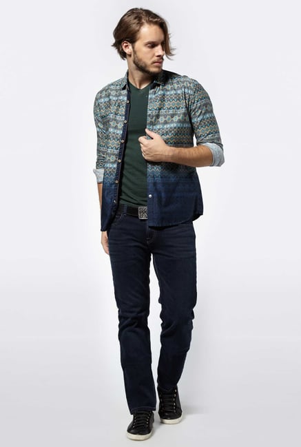 Killer Blue Ombre Shirt Killer Blue Ombre Shirt