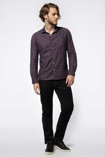 Killer Purple Cotton Shirt Killer Purple Cotton Shirt