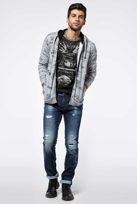 Killer Grey Melange Sweatshirt Killer Grey Melange Sweatshirt