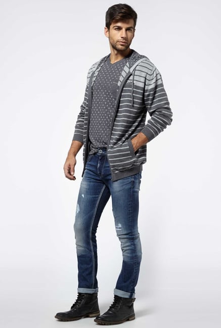 Killer Grey Hooded Sweatshirt Killer Grey Hooded Sweatshirt