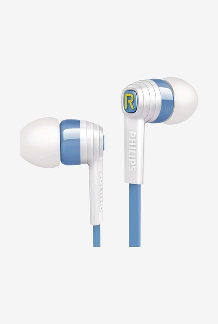 Philips CitiScape SHE7055AR/00 Headphone White & Blue Philips CitiScape SHE7055AR/00 Headphone White & Blue