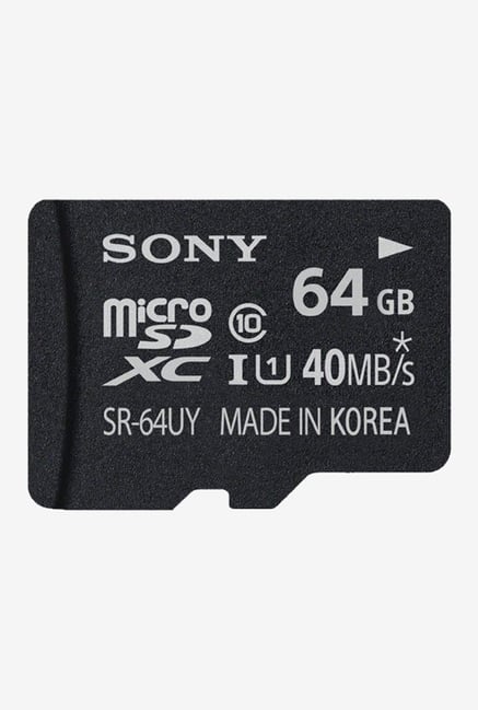 SONY SR-64UYA 64 GB Memory Card Black SONY SR-64UYA 64 GB Memory Card Black