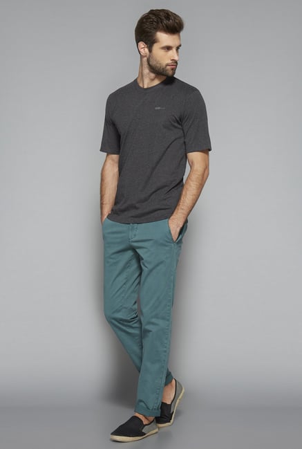 Westsport Mens Teal Chinos Westsport Mens Teal Chinos