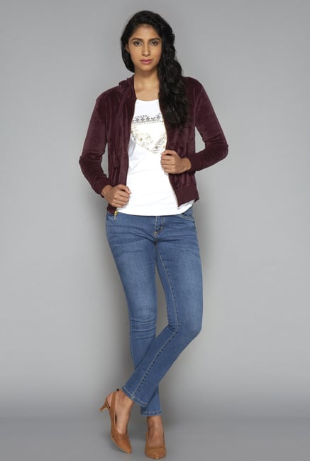 LOV Wine Megan Cardigan LOV Wine Megan Cardigan