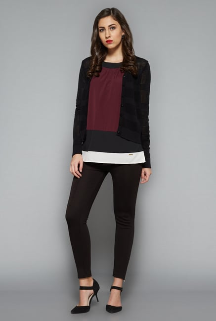Wardrobe Black Pointy Cardigan Wardrobe Black Pointy Cardigan