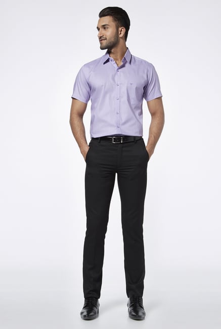 Provogue Purple Regular Fit Shirt Provogue Purple Regular Fit Shirt