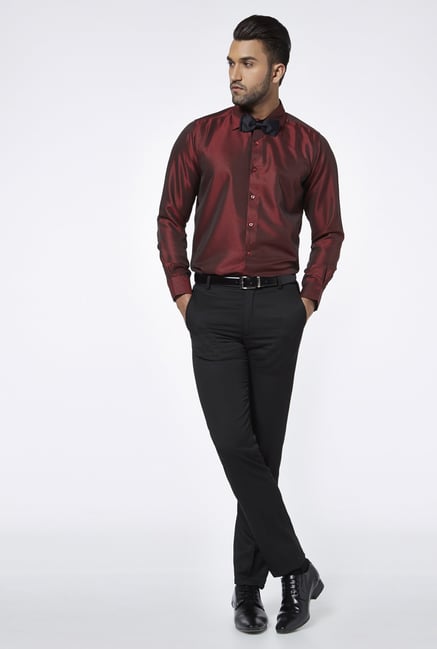 Provogue Red Regular Fit Shirt Provogue Red Regular Fit Shirt