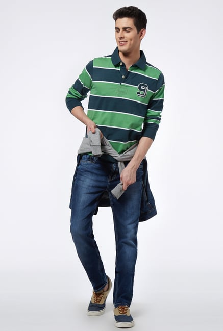 Provogue Green Polo T Shirt Provogue Green Polo T Shirt
