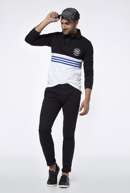 Provogue Black Polo T Shirt Provogue Black Polo T Shirt