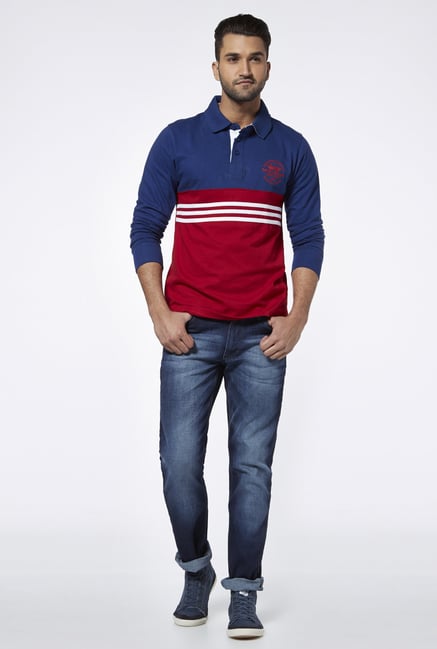 Provogue Cobalt Polo T Shirt Provogue Cobalt Polo T Shirt