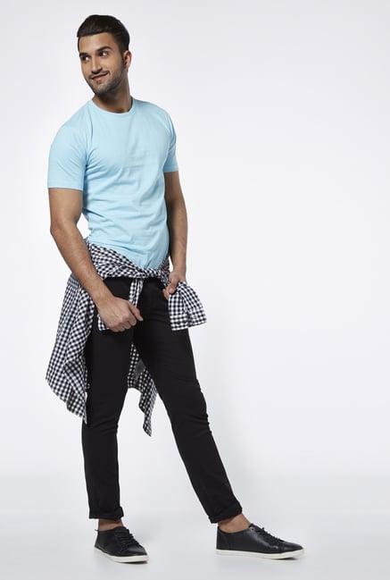 Provogue Teal Crew T Shirt Provogue Teal Crew T Shirt