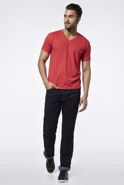 Provogue Red V Neck T Shirt Provogue Red V Neck T Shirt