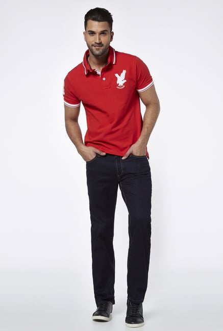 Provogue Red Polo T Shirt Provogue Red Polo T Shirt