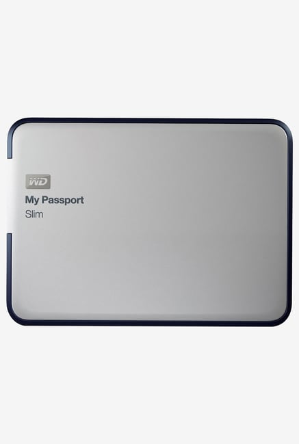 WD My Passport Slim 1 TB Hard Disk (Silver) WD My Passport Slim 1 TB Hard Disk (Silver)