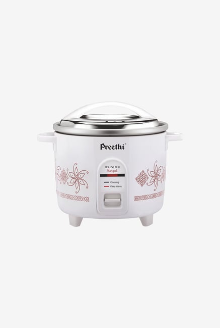 Preethi Rangoli RC-321 2.2 Liter Cooker White Preethi Rangoli RC-321 2.2 Liter Cooker White