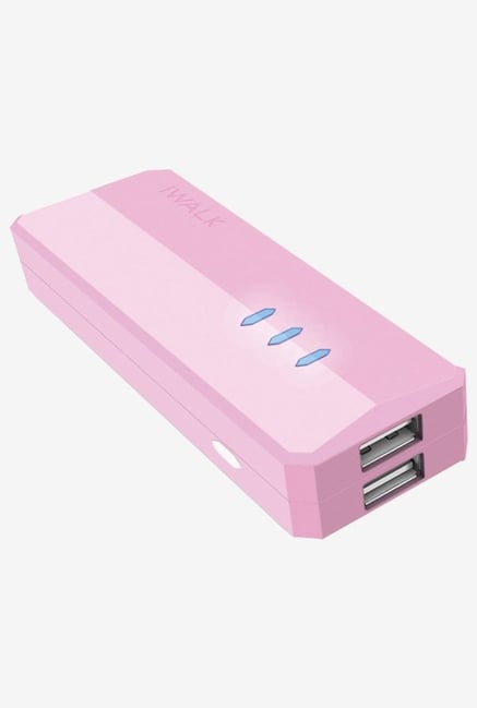 iWalk UBS5200D-013A 5200 mAh Power Bank Pink iWalk UBS5200D-013A 5200 mAh Power Bank Pink