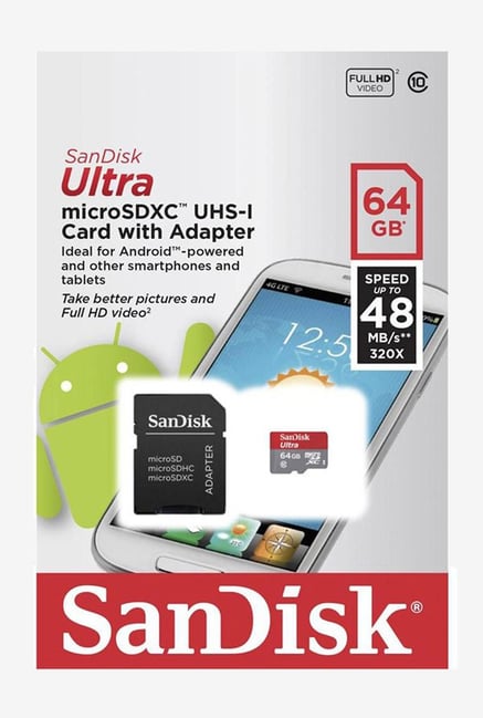SANDISK ULMIC64GB-48MB/S Memory Card SANDISK ULMIC64GB-48MB/S Memory Card