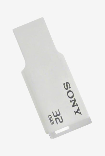 SONY USM32GM/W Micro Vault Tiny Pen Drive White SONY USM32GM/W Micro Vault Tiny Pen Drive White