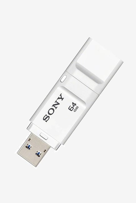 SONY USM-64X/W Micro Vault Entry Pen Drive White SONY USM-64X/W Micro Vault Entry Pen Drive White