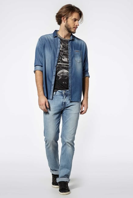 Killer Indigo Vintage Wash Shirt Killer Indigo Vintage Wash Shirt