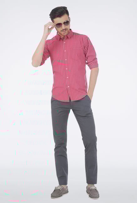 Basics Grey Soft Washed Chinos Basics Grey Soft Washed Chinos