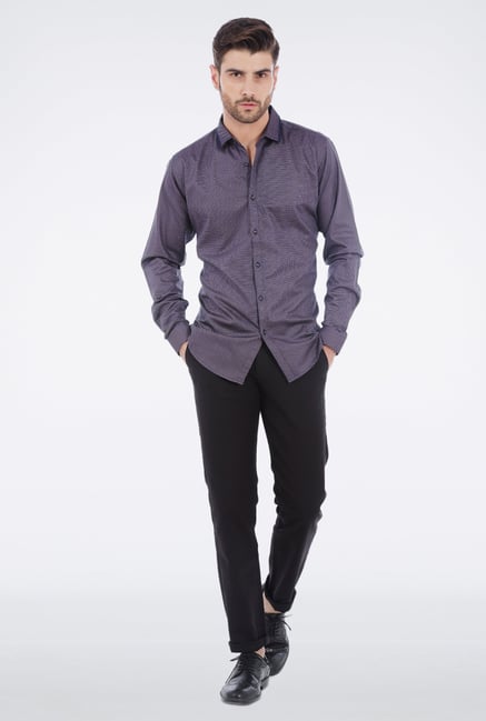 Basics Navy Long Sleeved Formal Shirt Basics Navy Long Sleeved Formal Shirt