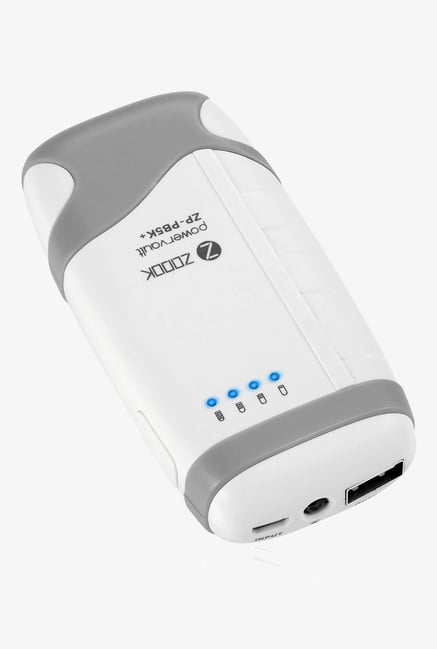 Zoook ZP-PB5K+ 5000 mAh Power Bank (White) Zoook ZP-PB5K+ 5000 mAh Power Bank (White)