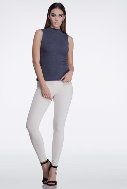 Femella Dark Grey High Neck Top Femella Dark Grey High Neck Top
