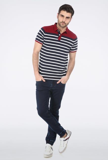 Basics Navy Polo T Shirt Basics Navy Polo T Shirt