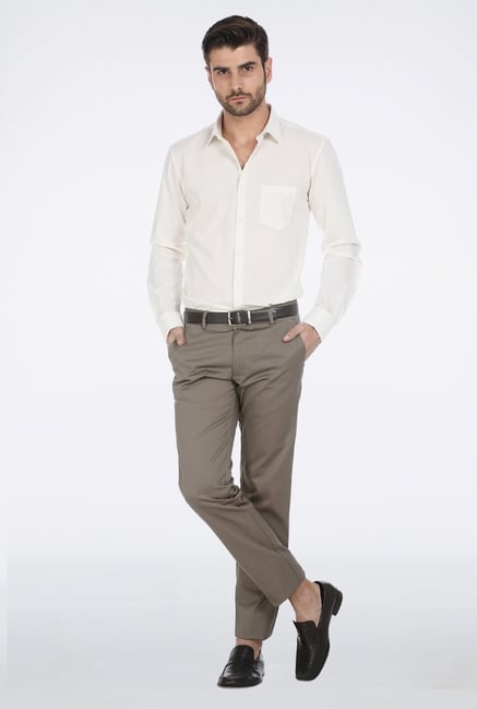 Basics Mid Grey Formal Trouser Basics Mid Grey Formal Trouser