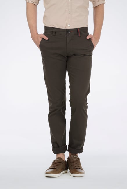 Basics Dark Grey Casual Trouser Basics Dark Grey Casual Trouser