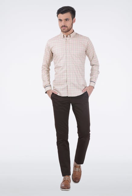 Basics Coffee Tapered Trouser Basics Coffee Tapered Trouser