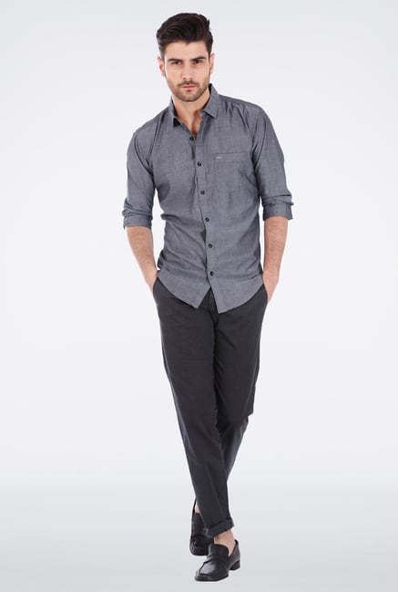 Basics Grey Houndstooth Trouser Basics Grey Houndstooth Trouser
