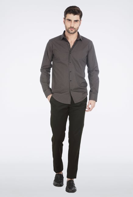 Basics Dark Green Wrinkle Free Khakis Basics Dark Green Wrinkle Free Khakis
