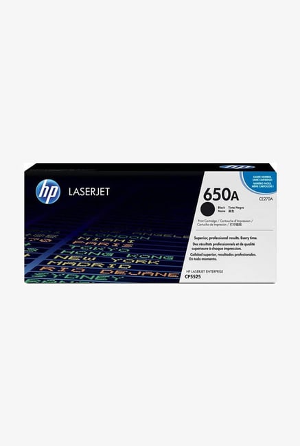 HP 650A LaserJet CE270A Toner Cartridge Black HP 650A LaserJet CE270A Toner Cartridge Black