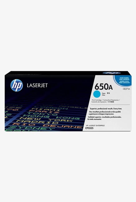 HP 650A LaserJet CE271A Toner Cartridge Cyan HP 650A LaserJet CE271A Toner Cartridge Cyan