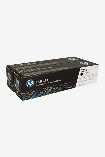 HP 126A 2-Pack LaserJet CE310AD Toner Cartridge Black HP 126A 2-Pack LaserJet CE310AD Toner Cartridge Black